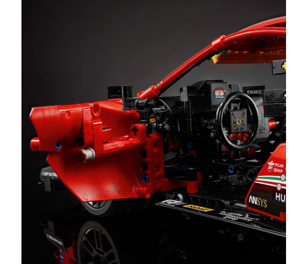 LEGO Technic 42125 Ferrari 488 GTE AF Corse #51 - 1012754 - zdjęcie 9